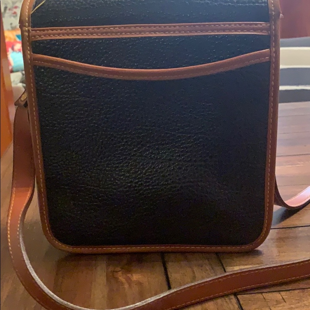 Dooney & Bourke Crossbody Bag Navy and Brown - Picture 4 of 11